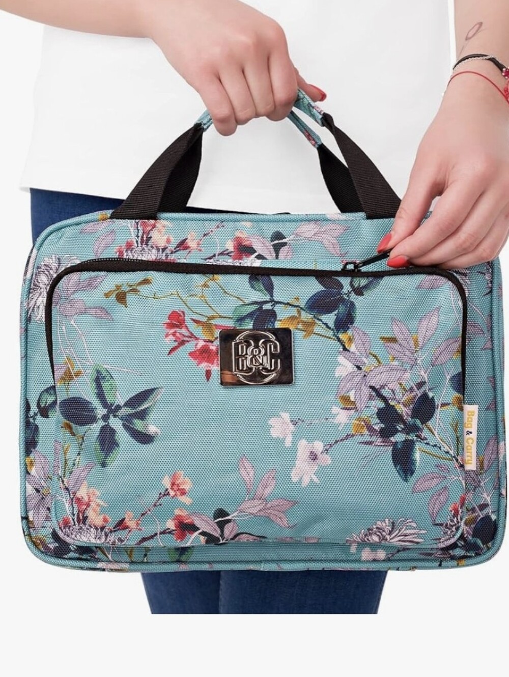 Bang & Carsen Travel Large Hanging Travel Cosmetic Bag12”x 9”x4” New